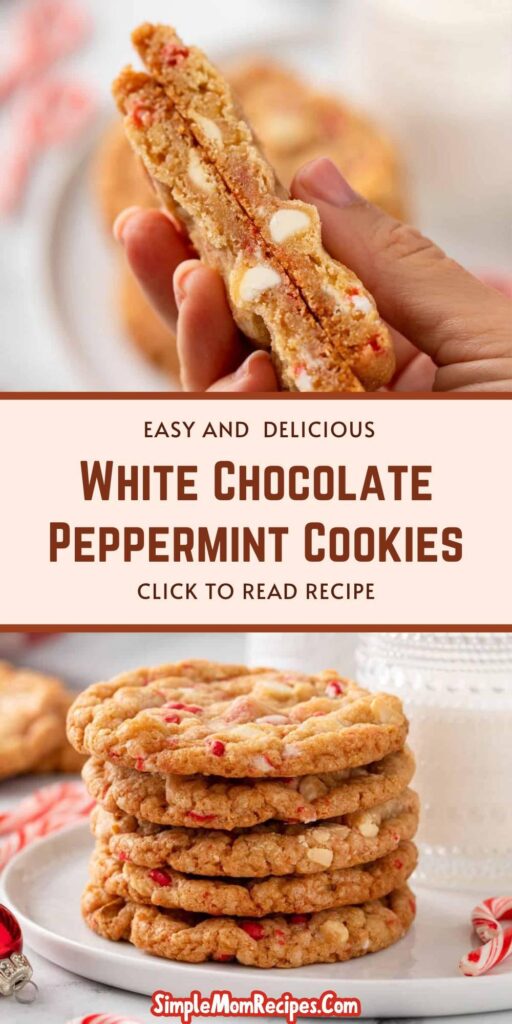 White Chocolate Peppermint Cookies Recipe