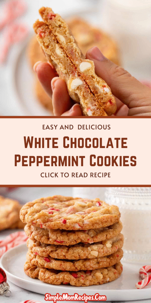 White Chocolate Peppermint Cookies Recipe