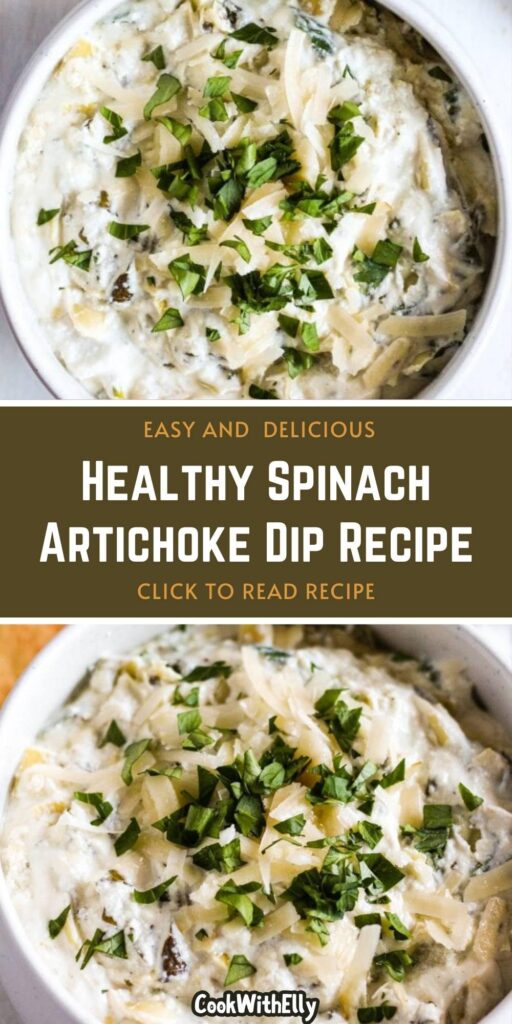 how to make Healthy Spinach Artichoke Dip Recipe