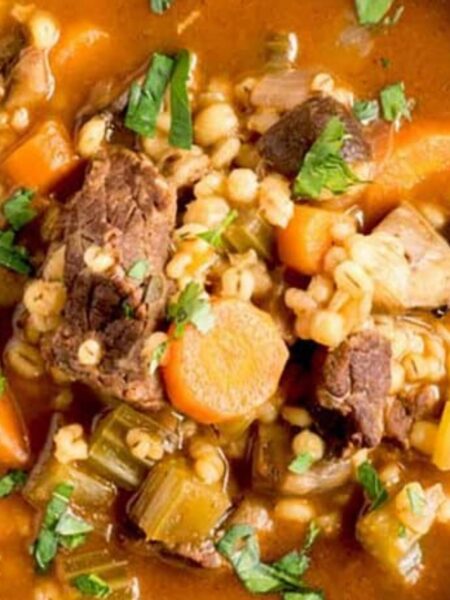 Beef Barley Soup Recipe