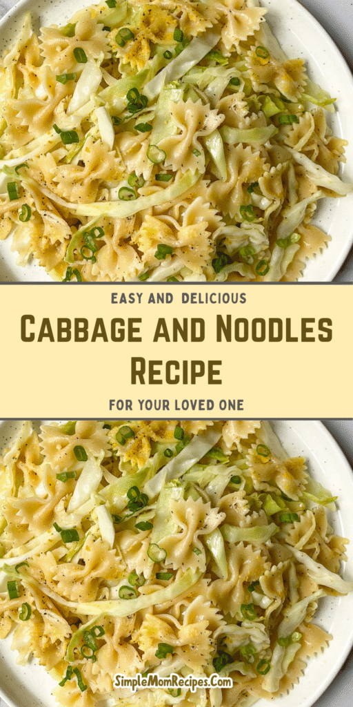 Cabbage and Noodles Recipe