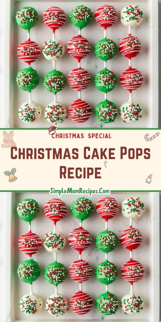 Christmas Cake Pops Recipe