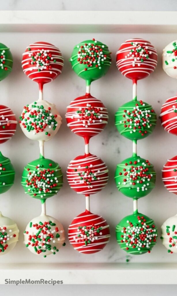 Christmas Cake Pops Recipe