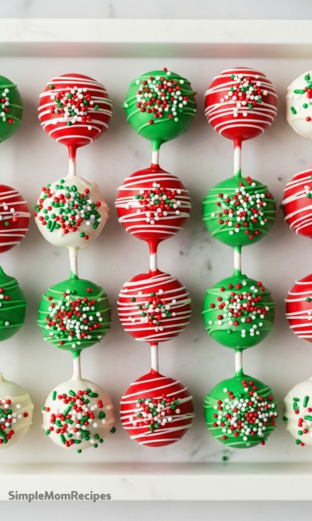 Christmas Cake Pops Recipe