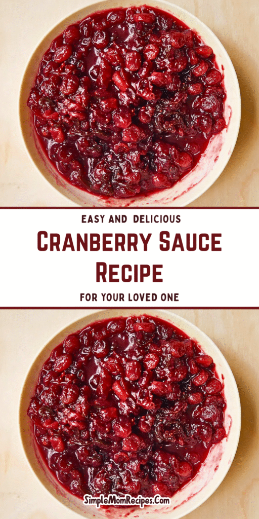 Cranberry Sauce Recipe