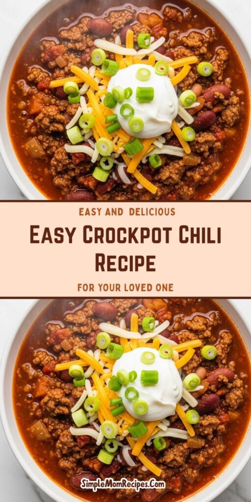 Crockpot Chili Recipe