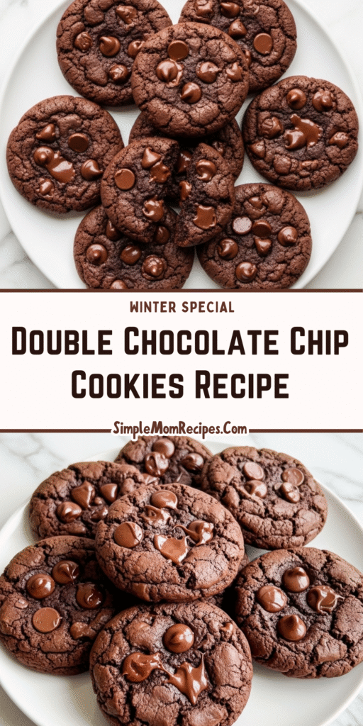 Double Chocolate Chip Cookies Recipe