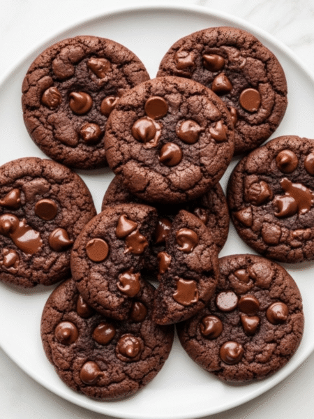 Double Chocolate Chip Cookies Recipe
