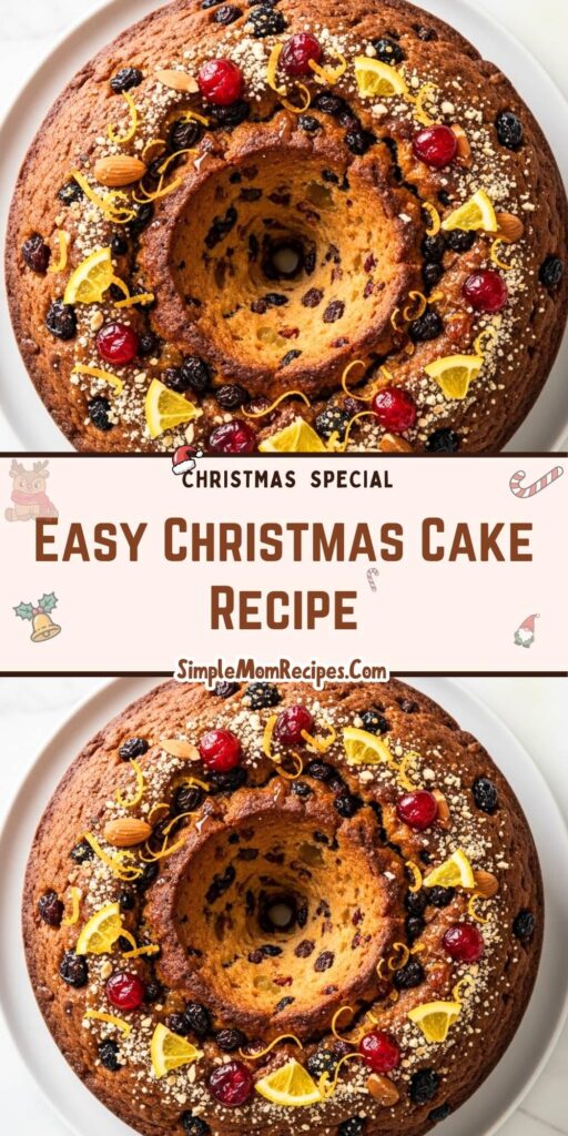 Easy Christmas Cake Recipe