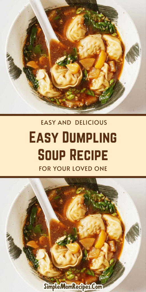 Easy Dumpling Soup Recipe