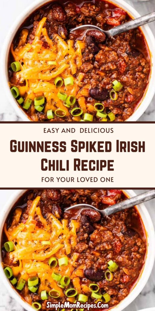 Guinness Spiked Irish Chili Recipe