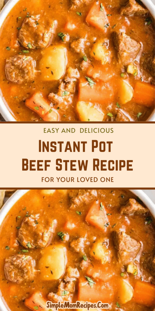 Instant Pot Beef Stew Recipe