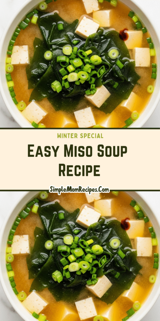 Miso Soup Recipe