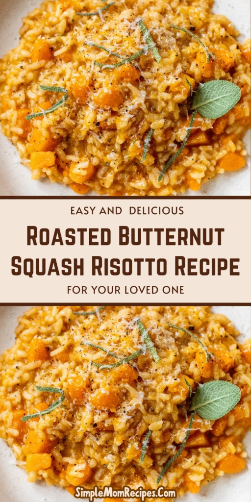 Roasted Butternut Squash Risotto Recipe