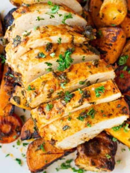 Roasted Chicken with Root Vegetables Recipe