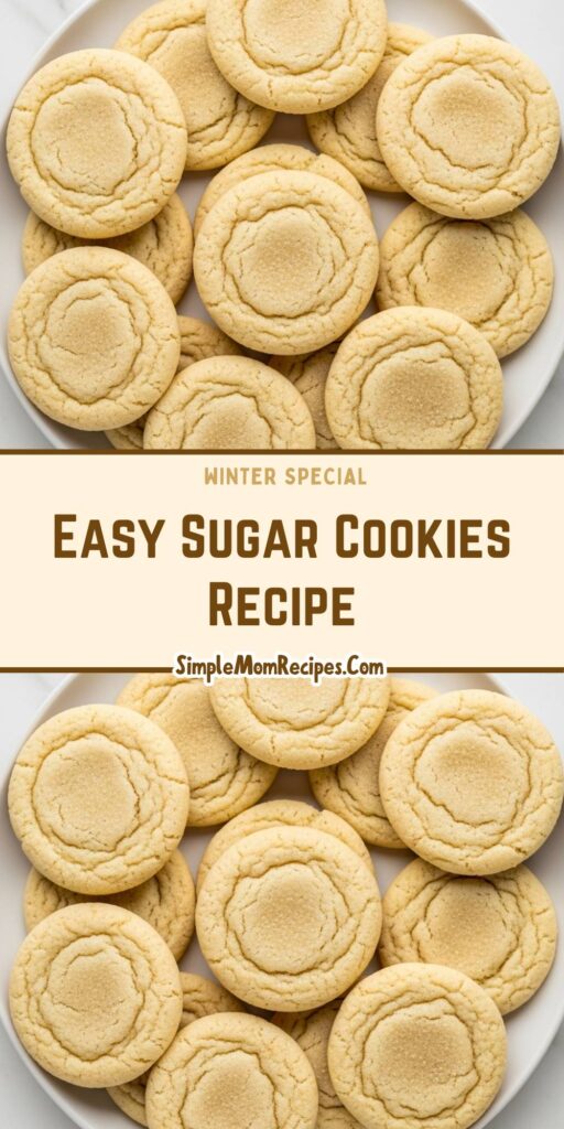 Sugar Cookies Recipe
