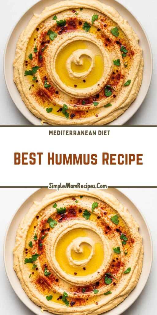 BEST Hummus Recipe