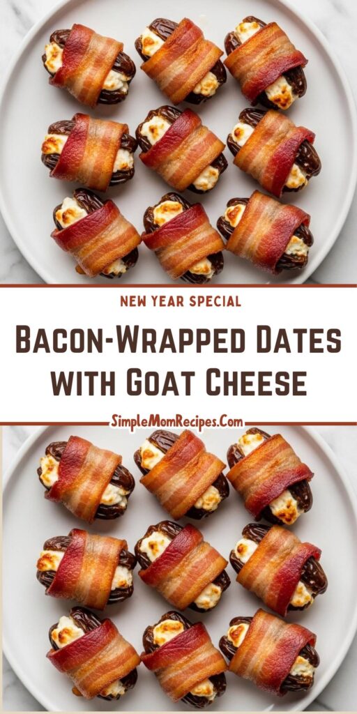 Bacon-Wrapped Dates with Goat Cheese