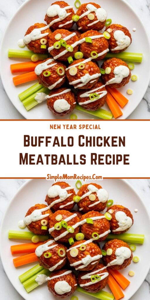Buffalo Chicken Meatballs Recipe