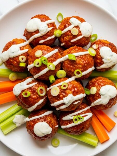 Buffalo Chicken Meatballs Recipe