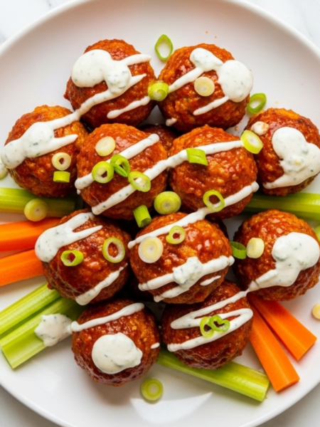 Buffalo Chicken Meatballs Recipe