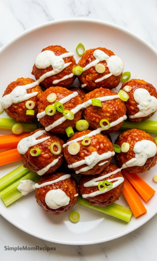 Buffalo Chicken Meatballs Recipe