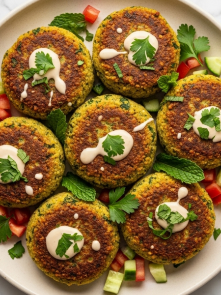 Crispy Baked Falafel Recipe