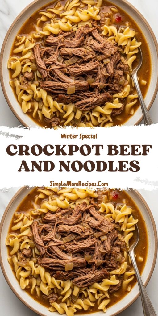 CrockPot Beef and Noodles Recipe
