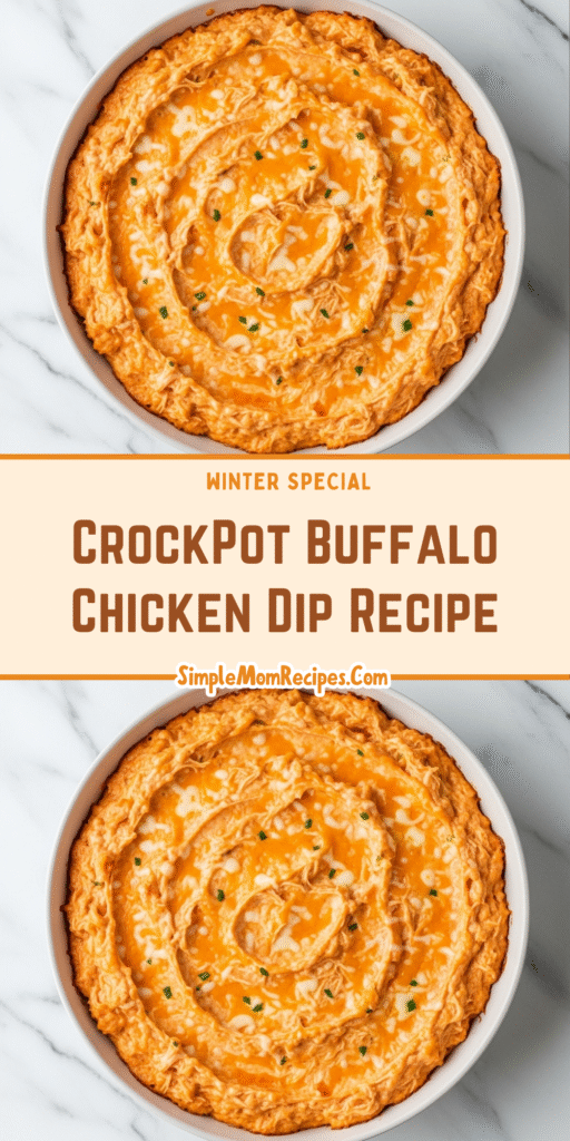 CrockPot Buffalo Chicken Dip Recipe