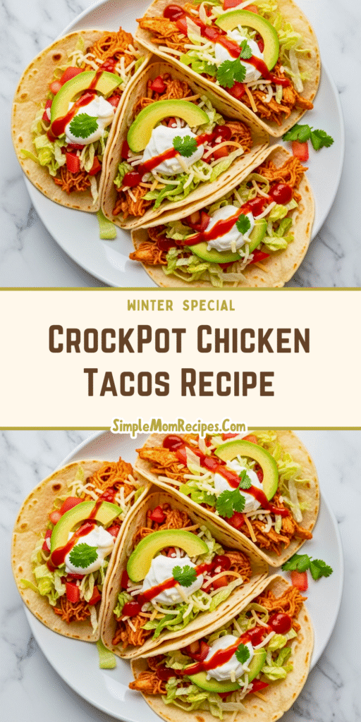 CrockPot Chicken Tacos Recipe
