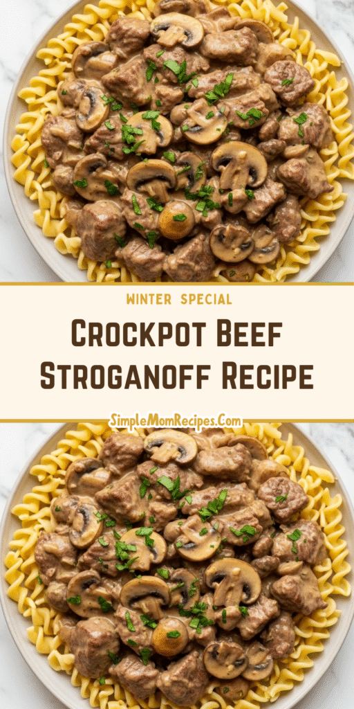 Crockpot Beef Stroganoff Recipe