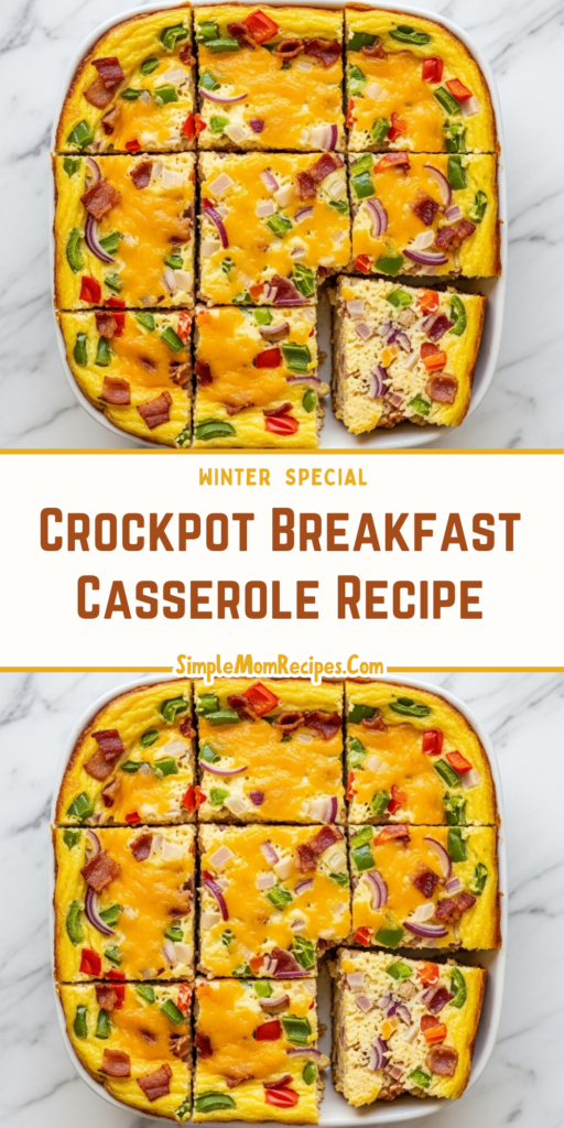 Crockpot Breakfast Casserole Recipe