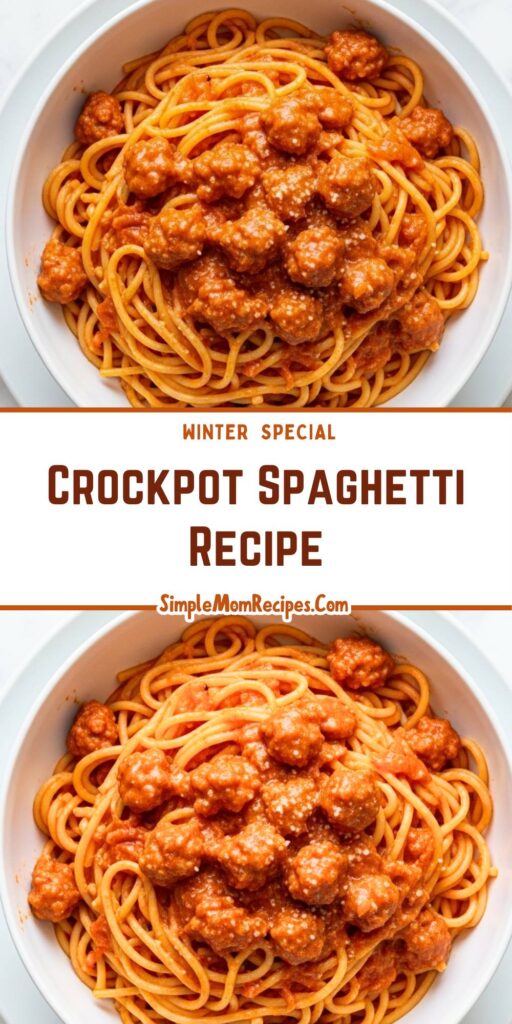 Crockpot Spaghetti Recipe