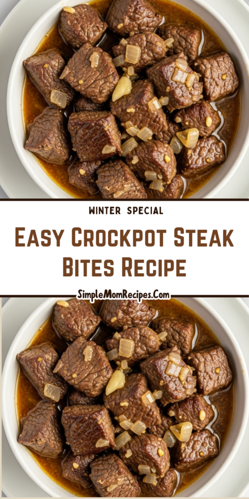 Easy Crockpot Steak Bites Recipe