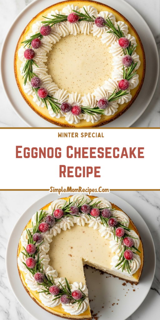 Eggnog Cheesecake Recipe