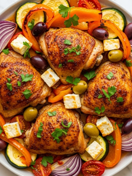 Greek Sheet-Pan Chicken Recipe