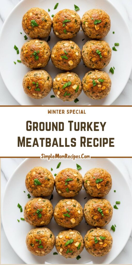Ground Turkey Meatballs Recipe