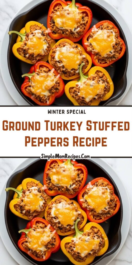Ground Turkey Stuffed Peppers Recipe