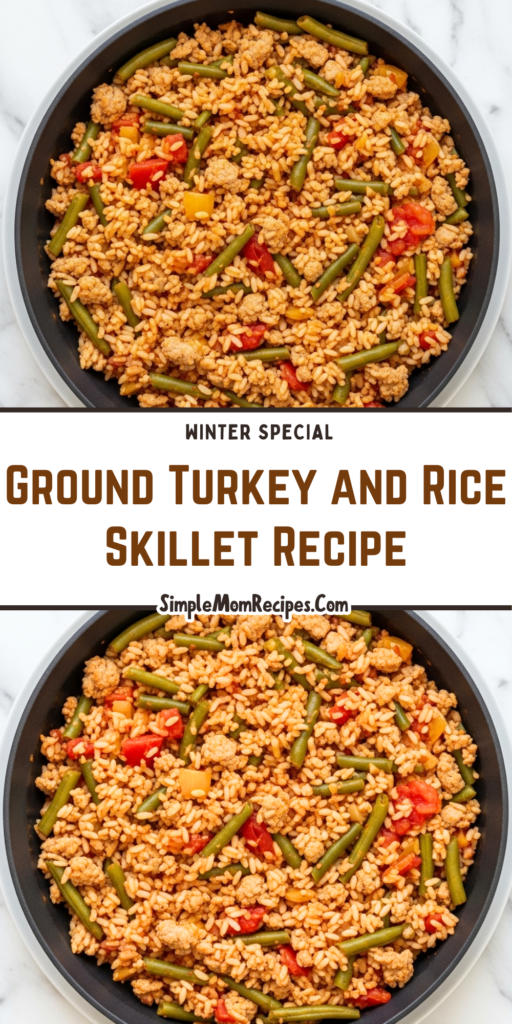 Ground Turkey and Rice Skillet Recipe