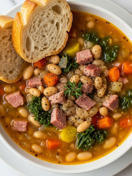 Ham and Bean Soup Recipe