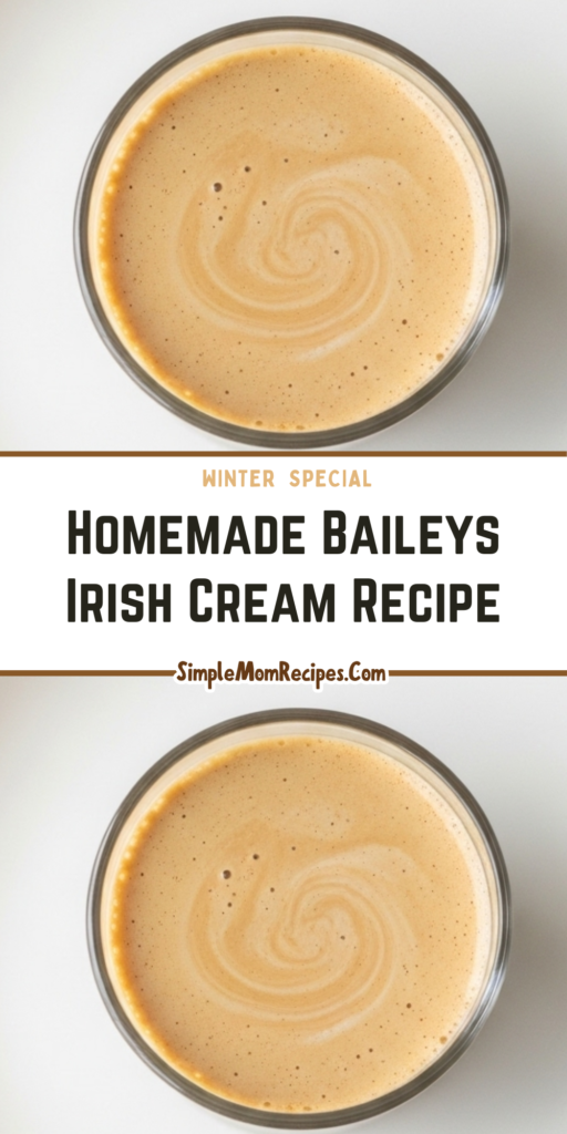 Homemade Baileys Irish Cream Recipe