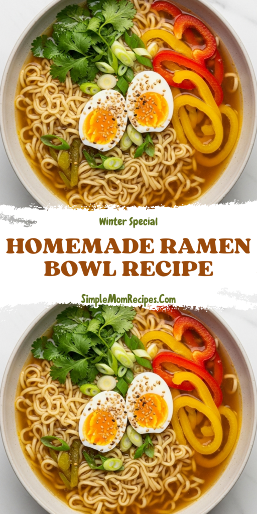 Homemade Ramen Bowl Recipe