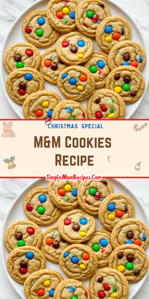 M&M Cookies Recipe