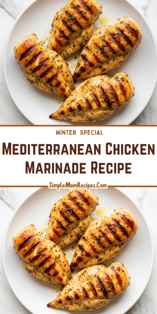 Mediterranean Chicken Marinade Recipe