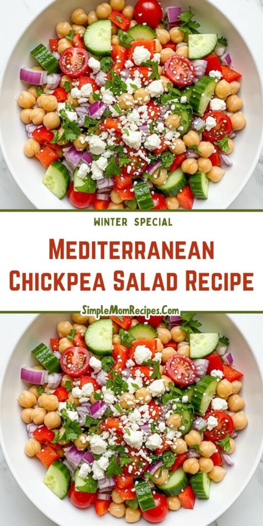 Mediterranean Chickpea Salad Recipe