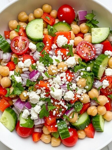 Mediterranean Chickpea Salad Recipe