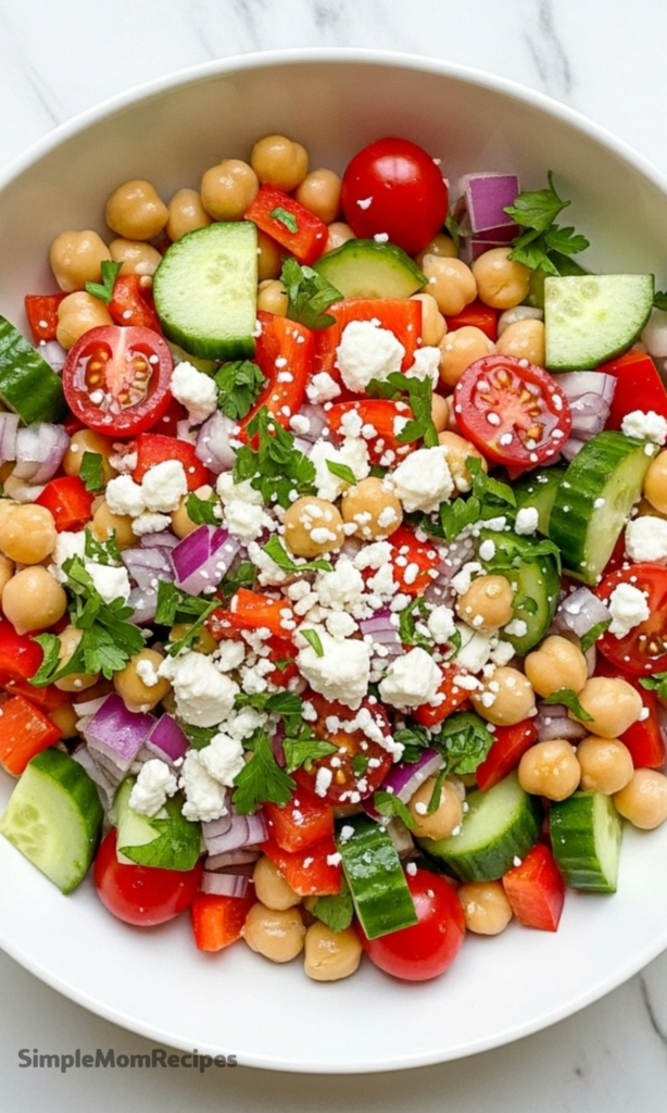 Mediterranean Chickpea Salad Recipe