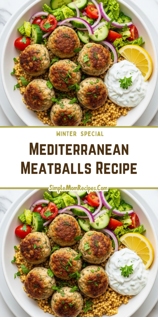 Mediterranean Meatballs Recipe