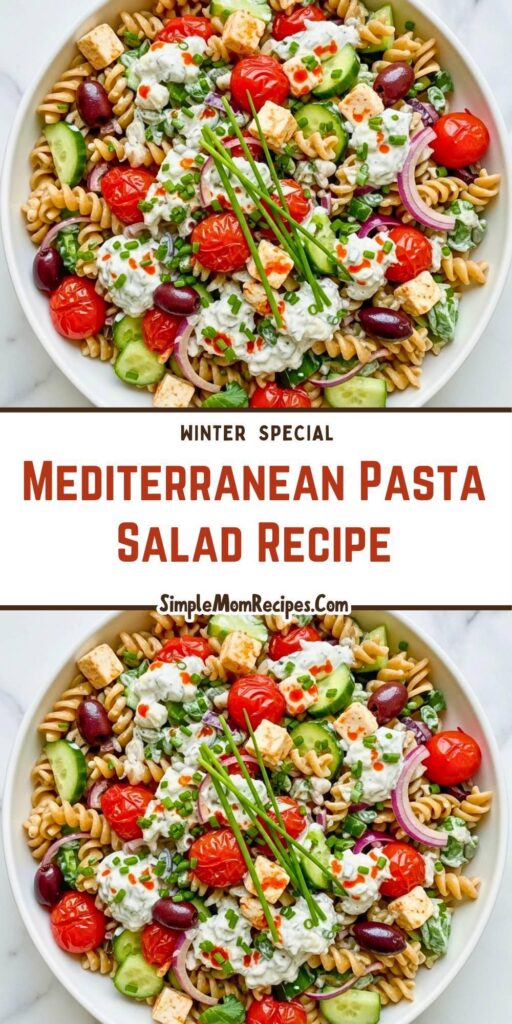 Mediterranean Pasta Salad Recipe