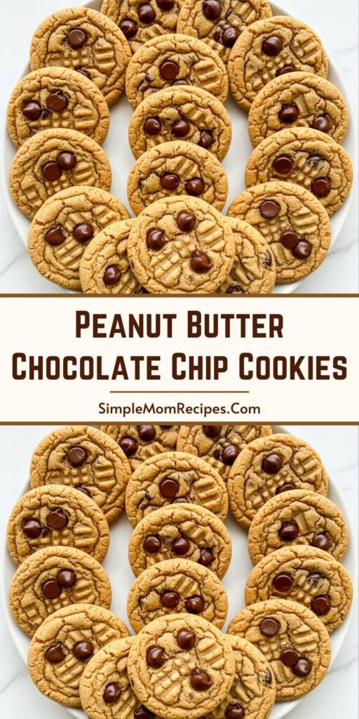 Peanut Butter Chocolate Chip Cookies Recipe
